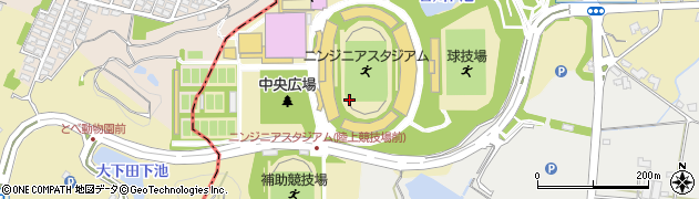 愛媛県総合運動公園周辺の地図