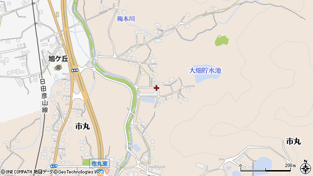 〒803-0183 福岡県北九州市小倉南区市丸の地図