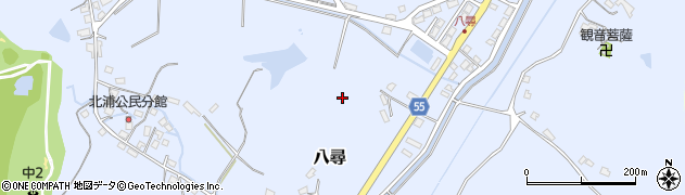 福岡県鞍手町（鞍手郡）八尋周辺の地図