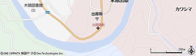 徳島県那賀郡那賀町木頭出原ノボリ28周辺の地図