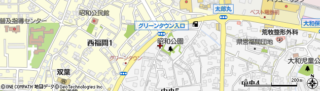セブンイレブン福津中央５丁目店周辺の地図