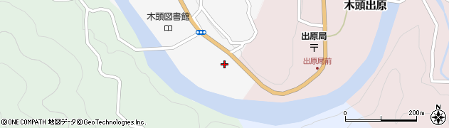 徳島県那賀郡那賀町木頭和無田シモマツギ10周辺の地図