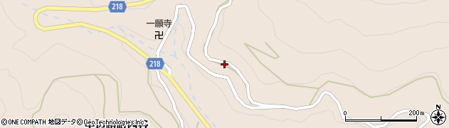 和歌山県田辺市中辺路町西谷702周辺の地図