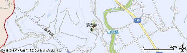 和歌山県田辺市中芳養1409周辺の地図