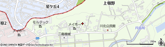 福岡県直方市上頓野4880周辺の地図