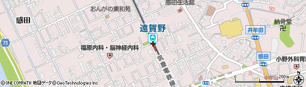 遠賀野駅周辺の地図