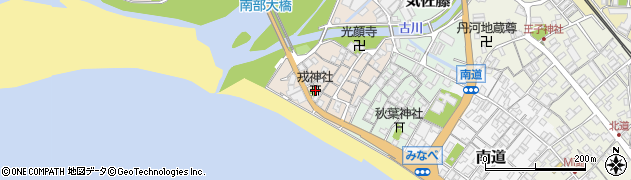 戎神社周辺の地図