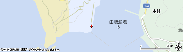 徳島県美波町（海部郡）西由岐（愛宕山）周辺の地図