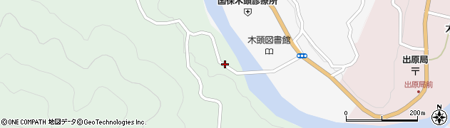 徳島県那賀郡那賀町木頭南宇ナカゴ周辺の地図