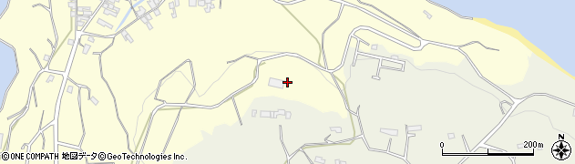 長崎県壱岐市石田町山崎触1233周辺の地図