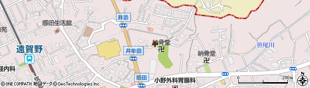 井牟田児童遊園周辺の地図