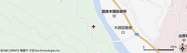 徳島県那賀町（那賀郡）木頭南宇（コヲチ）周辺の地図