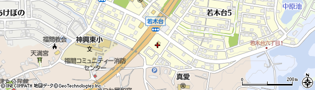 セブンイレブン福津若木台店周辺の地図
