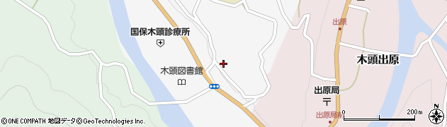徳島県那賀郡那賀町木頭和無田ヒガシダイラ周辺の地図