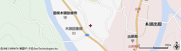 徳島県那賀町（那賀郡）木頭和無田（ヒガシダイラ）周辺の地図