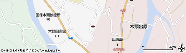 徳島県那賀町（那賀郡）木頭和無田（イノタニ）周辺の地図