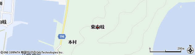 徳島県美波町（海部郡）東由岐周辺の地図