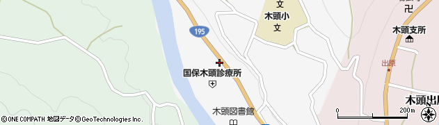 徳島県那賀町（那賀郡）木頭和無田（イワツシ）周辺の地図