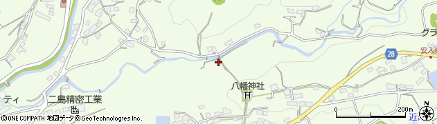 福岡県直方市上頓野3841周辺の地図