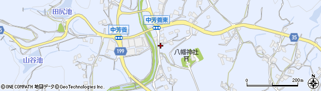 和歌山県田辺市中芳養978周辺の地図