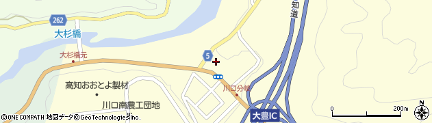 ＪＡ高知県大杉周辺の地図