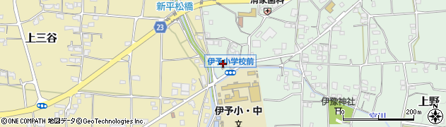 上野地区公民館周辺の地図