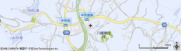 和歌山県田辺市中芳養980周辺の地図