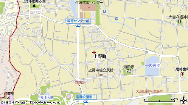 〒791-1136 愛媛県松山市上野町の地図