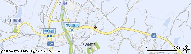 和歌山県田辺市中芳養798周辺の地図