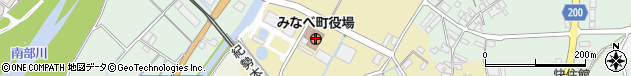 和歌山県日高郡みなべ町周辺の地図