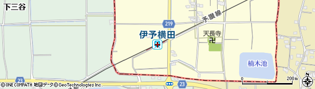 愛媛県伊予郡松前町周辺の地図