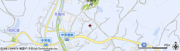 和歌山県田辺市中芳養1037周辺の地図