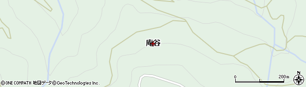 高知県大豊町（長岡郡）庵谷周辺の地図