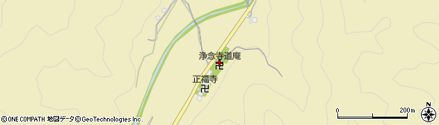 浄念寺道庵周辺の地図