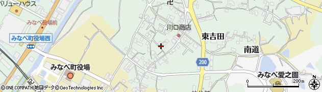 和歌山県みなべ町（日高郡）東吉田周辺の地図