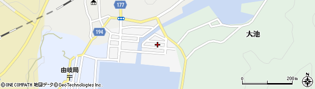 徳島県美波町（海部郡）港町（東）周辺の地図