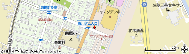 ドラッグイレブン　苅田店周辺の地図