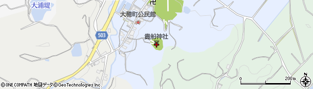 福岡県宗像市大穂町154周辺の地図