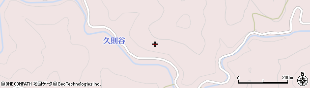 徳島県那賀町（那賀郡）木頭出原（キウノリ）周辺の地図