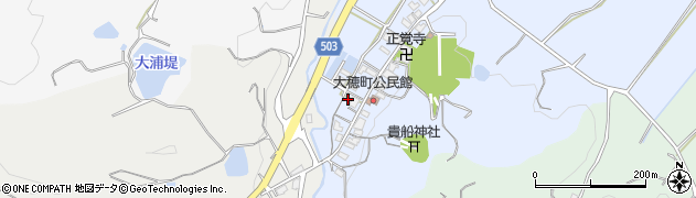 福岡県宗像市大穂町103周辺の地図