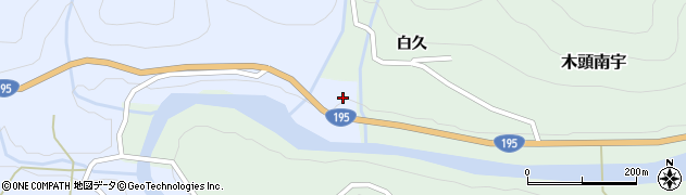 徳島県那賀郡那賀町木頭西宇クレ石6周辺の地図