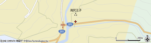 和歌山県田辺市中辺路町栗栖川1224周辺の地図