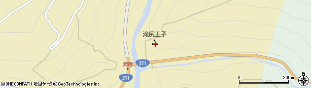 和歌山県田辺市中辺路町栗栖川859周辺の地図