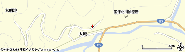 徳島県那賀郡那賀町木頭北川土居周辺の地図