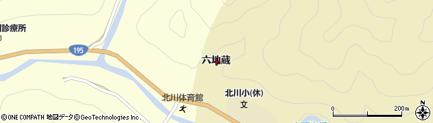 徳島県那賀郡那賀町木頭折宇六地蔵周辺の地図
