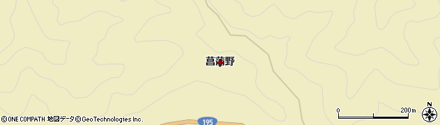 徳島県那賀町（那賀郡）木頭折宇（菖蒲野）周辺の地図