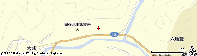 徳島県那賀郡那賀町木頭北川下モ伴108周辺の地図