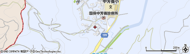 和歌山県田辺市中芳養1687周辺の地図