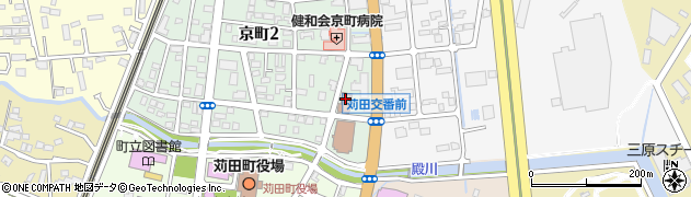 苅田町消防本部周辺の地図