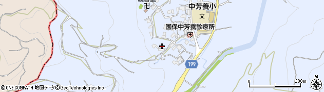 和歌山県田辺市中芳養1775周辺の地図